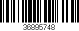 Código de barras (EAN, GTIN, SKU, ISBN): '36895748'