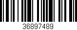 Código de barras (EAN, GTIN, SKU, ISBN): '36897489'