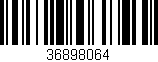 Código de barras (EAN, GTIN, SKU, ISBN): '36898064'