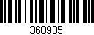 Código de barras (EAN, GTIN, SKU, ISBN): '368985'