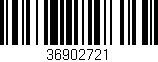 Código de barras (EAN, GTIN, SKU, ISBN): '36902721'