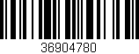 Código de barras (EAN, GTIN, SKU, ISBN): '36904780'