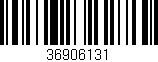 Código de barras (EAN, GTIN, SKU, ISBN): '36906131'