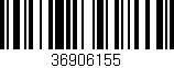Código de barras (EAN, GTIN, SKU, ISBN): '36906155'