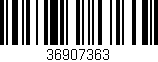 Código de barras (EAN, GTIN, SKU, ISBN): '36907363'