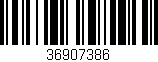 Código de barras (EAN, GTIN, SKU, ISBN): '36907386'