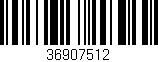 Código de barras (EAN, GTIN, SKU, ISBN): '36907512'