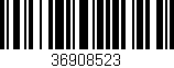 Código de barras (EAN, GTIN, SKU, ISBN): '36908523'