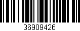 Código de barras (EAN, GTIN, SKU, ISBN): '36909426'