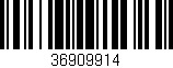 Código de barras (EAN, GTIN, SKU, ISBN): '36909914'