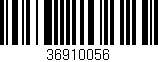 Código de barras (EAN, GTIN, SKU, ISBN): '36910056'