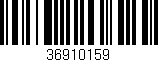 Código de barras (EAN, GTIN, SKU, ISBN): '36910159'