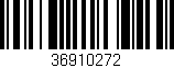 Código de barras (EAN, GTIN, SKU, ISBN): '36910272'