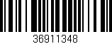 Código de barras (EAN, GTIN, SKU, ISBN): '36911348'