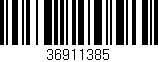 Código de barras (EAN, GTIN, SKU, ISBN): '36911385'