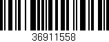Código de barras (EAN, GTIN, SKU, ISBN): '36911558'