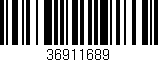Código de barras (EAN, GTIN, SKU, ISBN): '36911689'