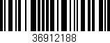 Código de barras (EAN, GTIN, SKU, ISBN): '36912188'