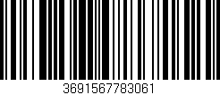 Código de barras (EAN, GTIN, SKU, ISBN): '3691567783061'