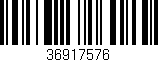 Código de barras (EAN, GTIN, SKU, ISBN): '36917576'