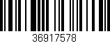 Código de barras (EAN, GTIN, SKU, ISBN): '36917578'