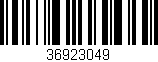Código de barras (EAN, GTIN, SKU, ISBN): '36923049'