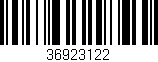 Código de barras (EAN, GTIN, SKU, ISBN): '36923122'