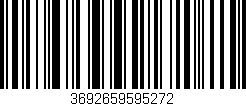 Código de barras (EAN, GTIN, SKU, ISBN): '3692659595272'