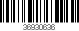 Código de barras (EAN, GTIN, SKU, ISBN): '36930636'