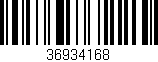 Código de barras (EAN, GTIN, SKU, ISBN): '36934168'