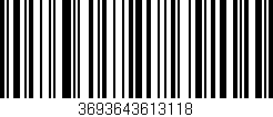 Código de barras (EAN, GTIN, SKU, ISBN): '3693643613118'