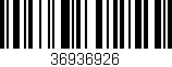 Código de barras (EAN, GTIN, SKU, ISBN): '36936926'