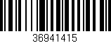 Código de barras (EAN, GTIN, SKU, ISBN): '36941415'