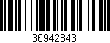 Código de barras (EAN, GTIN, SKU, ISBN): '36942843'