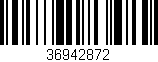 Código de barras (EAN, GTIN, SKU, ISBN): '36942872'