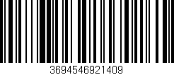 Código de barras (EAN, GTIN, SKU, ISBN): '3694546921409'