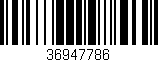 Código de barras (EAN, GTIN, SKU, ISBN): '36947786'