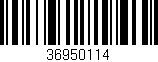 Código de barras (EAN, GTIN, SKU, ISBN): '36950114'
