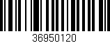 Código de barras (EAN, GTIN, SKU, ISBN): '36950120'