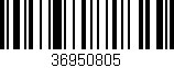 Código de barras (EAN, GTIN, SKU, ISBN): '36950805'