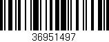 Código de barras (EAN, GTIN, SKU, ISBN): '36951497'