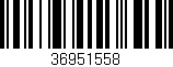 Código de barras (EAN, GTIN, SKU, ISBN): '36951558'