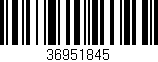 Código de barras (EAN, GTIN, SKU, ISBN): '36951845'