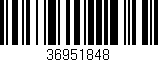 Código de barras (EAN, GTIN, SKU, ISBN): '36951848'