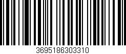 Código de barras (EAN, GTIN, SKU, ISBN): '3695186303310'