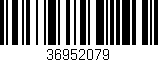Código de barras (EAN, GTIN, SKU, ISBN): '36952079'