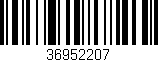 Código de barras (EAN, GTIN, SKU, ISBN): '36952207'