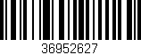 Código de barras (EAN, GTIN, SKU, ISBN): '36952627'
