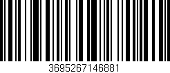 Código de barras (EAN, GTIN, SKU, ISBN): '3695267146881'