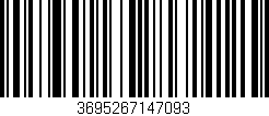Código de barras (EAN, GTIN, SKU, ISBN): '3695267147093'